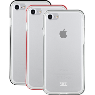 3X bumpers Colorblock pour iPhone SE (2020)/8/7/6S/6