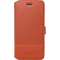 Etui folio Façonnable orange micro perforé pour iPhone 6/6S