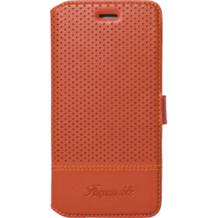 Etui folio Façonnable orange micro perforé pour iPhone 6/6S