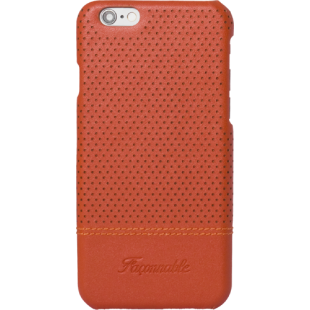 Coque rigide Façonnable orange micro perforée pour iPhone 6/6S