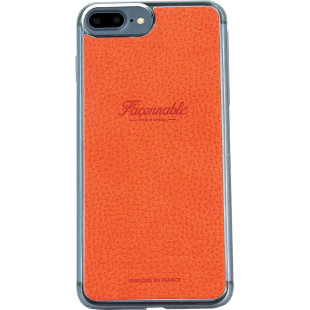 Coque rigide Façonnable orange pour iPhone 6 Plus/6S Plus/7 Plus/8 Plus