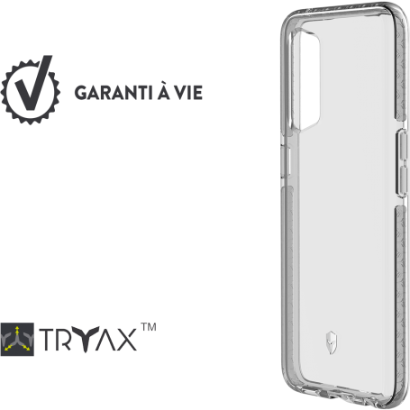 Coque semi-rigide Force Case Life transparente pour Oppo Find X2 Lite