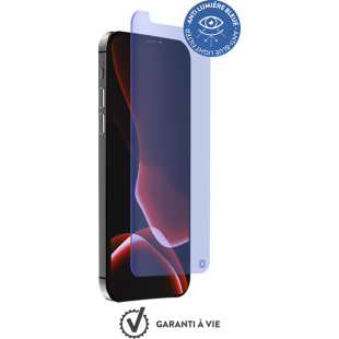Protège-écran en verre organique Force Glass anti-bleu pour iPhone 12 Mini