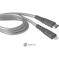Câble de charge et synchronisation renforcé Force Power USB Type C/Lightning MFI