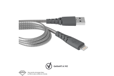 Câble renforcé Force Power USB/Lightning C89