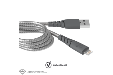 Câble renforcé Force Power USB/Lightning C89