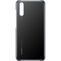 Coque rigide noire translucide Huawei pour P20 