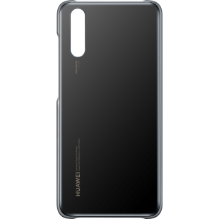 Coque rigide noire translucide Huawei pour P20 
