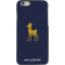 Coque semi-rigide bleue Ines de la Fressange motif faon pour iPhone 6/6S