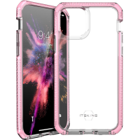 Coque semi-rigide Itskins Supreme Clear rose pour iPhone 11 Pro Max