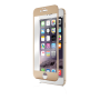 Protège-écran intégral en verre trempé contour doré Qdos pour iPhone 6