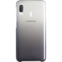 Coque rigide dégradée noire et transparente Evolution Samsung Galaxy A20e A202