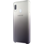 Coque rigide dégradée noire et transparente Evolution Samsung Galaxy A20e A202