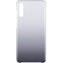 Coque rigide noire et transparente Evolution Samsung pour Galaxy A70 A705