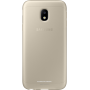 Coque semi-rigide Samsung EF-AJ330TF dorée translucide pour Galaxy J3 J330 2017