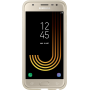 Coque semi-rigide Samsung EF-AJ330TF dorée translucide pour Galaxy J3 J330 2017