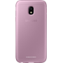 Coque semi-rigide Samsung EF-AJ330TP rose translucide pour Galaxy J3 J330 2017