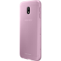 Coque semi-rigide Samsung EF-AJ330TP rose translucide pour Galaxy J3 J330 2017