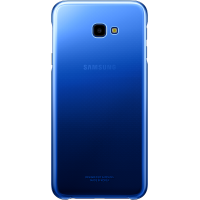 Coque rigide Evolution Samsung bleue et transparente pour Galaxy J4+ J415