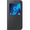 Etui à rabat à zone transparente Samsung noir pour Galaxy A5 A520 2017