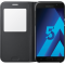 Etui à rabat à zone transparente Samsung noir pour Galaxy A5 A520 2017