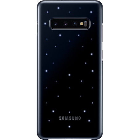Coque avec affichage LED Samsung EF-KG975CB noire pour Galaxy S10 + G975