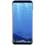 Coque Pop Cover Samsung EF-MG955CL transparente et bleue pour Galaxy S8 + 