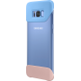 Coque Pop Cover Samsung EF-MG955CL transparente et bleue pour Galaxy S8 + 