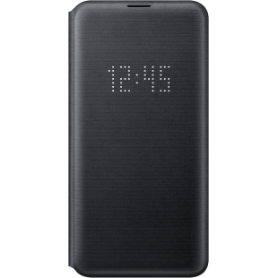 Etui folio LED View Cover Samsung EF-NG970PB noir pour Galaxy S10e G970