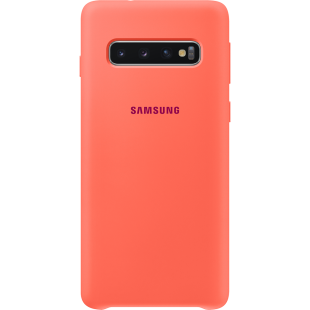 Coque semi-rigide rose Samsung EF-PG973TH pour Galaxy S10 G973