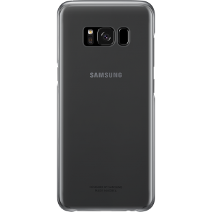 Coque souple Samsung EF-QG955CB noire transparente pour Samsung Galaxy S8 + G955