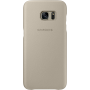 Coque rigide en cuir beige Samsung EF-VG935LU pour Galaxy S7 Edge G935