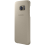 Coque rigide en cuir beige Samsung EF-VG935LU pour Galaxy S7 Edge G935