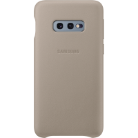 Coque rigide en cuir gris Samsung EF-VG970LJ pour Galaxy S10e G970