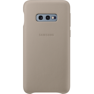 Coque rigide en cuir gris Samsung EF-VG970LJ pour Galaxy S10e G970