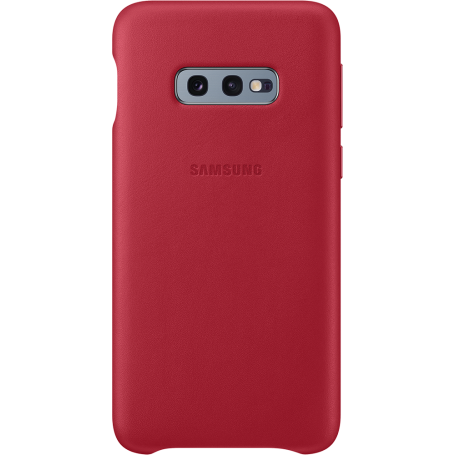 Coque rigide en cuir rouge Samsung EF-VG970LR pour Galaxy S10e G970