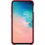 Coque rigide en cuir rouge Samsung EF-VG970LR pour Galaxy S10e G970