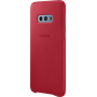 Coque rigide en cuir rouge Samsung EF-VG970LR pour Galaxy S10e G970