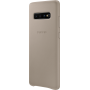 Coque rigide en cuir gris Samsung EF-VG975LJ pour Galaxy S10+ G975