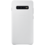 Coque rigide en cuir blanc Samsung EF-VG975LW pour Galaxy S10+ G975