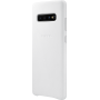 Coque rigide en cuir blanc Samsung EF-VG975LW pour Galaxy S10+ G975