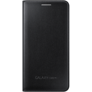 Etui à rabat Samsung EF-WG386BB noir pour Galaxy Core 4G G386