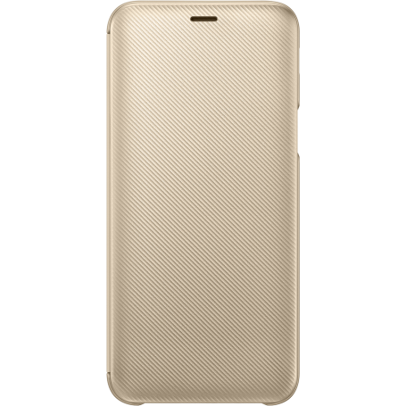 Etui à rabat Samsung EF-WJ600CF doré pour Galaxy J6 J600 2018