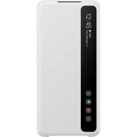 Etui folio Clear View Cover Samsung pour Galaxy S20+ G985