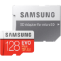Carte micro SD Evo Plus Samsung 128Go avec adaptateur SD