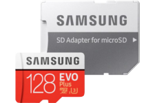 Carte micro SD Evo Plus Samsung 128Go avec adaptateur SD