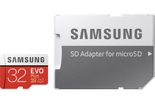 Carte micro SD Evo Plus Samsung 32 Go avec adaptateur SD