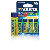 Batteries NiMH AA/LR6 1.2 2100 V mAh R2U 4-ampoules