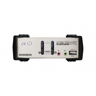 Aten 2Port USB / PS / 2 / VGA commutateur KVM avec audio