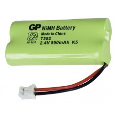 Cordless phone battery NiMH 2.4 V 550 mAh
